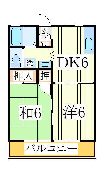 サンヒルズ豊四季Iの間取り