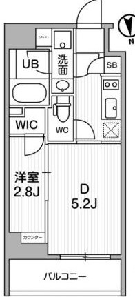 豊島区南池袋のマンションの間取り