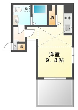 広島市中区小網町のマンションの間取り