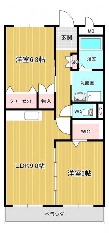 ソレイユ知多の間取り