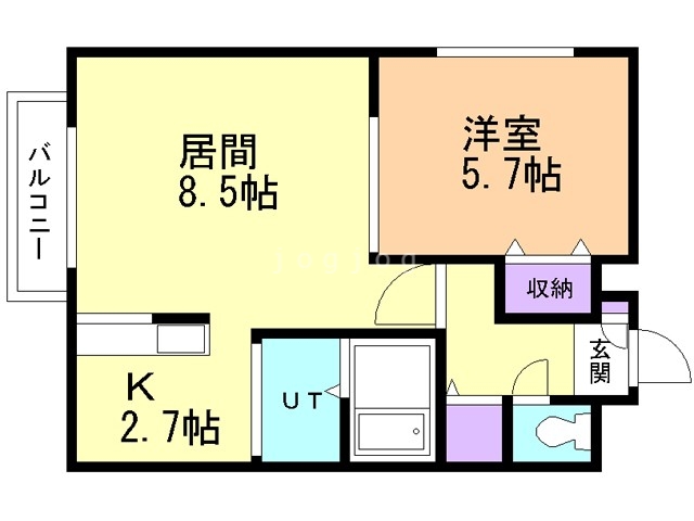 ミルキーウェイ菊水の間取り