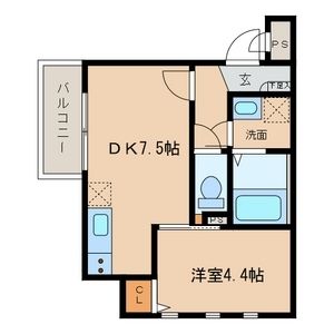 MOVE六番町WESTの間取り