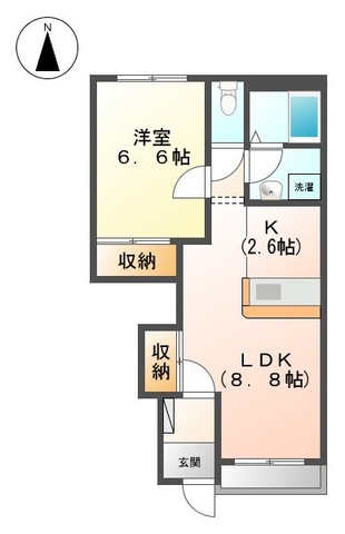 アイビーハイツ（ＩＶＹ　ＨＥＩＧＨＴＳ）の間取り