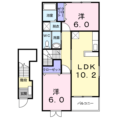 【サニー　レジデンスIの間取り】