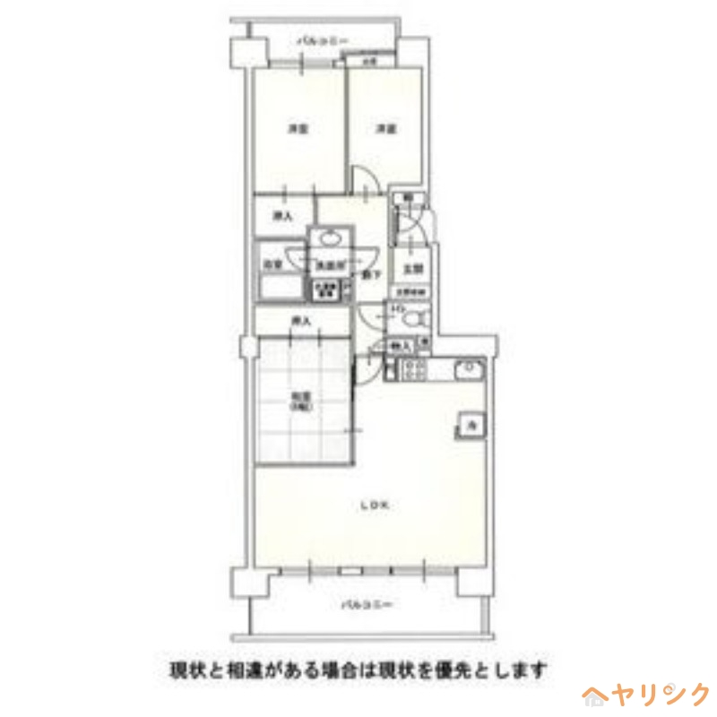 パークシティ鳥見Ｂ棟の間取り