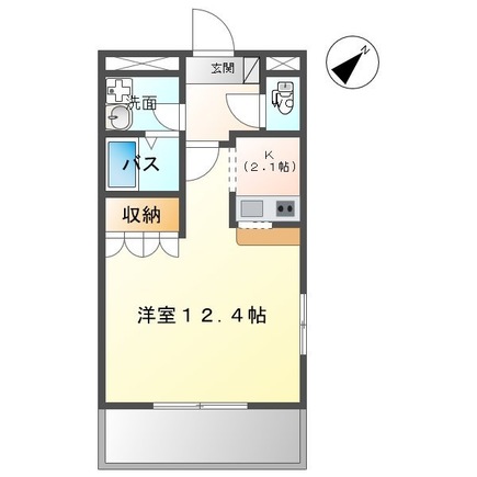 【薩摩川内市原田町のアパートの間取り】