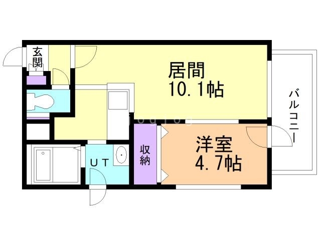 グランメゾン厚別の間取り