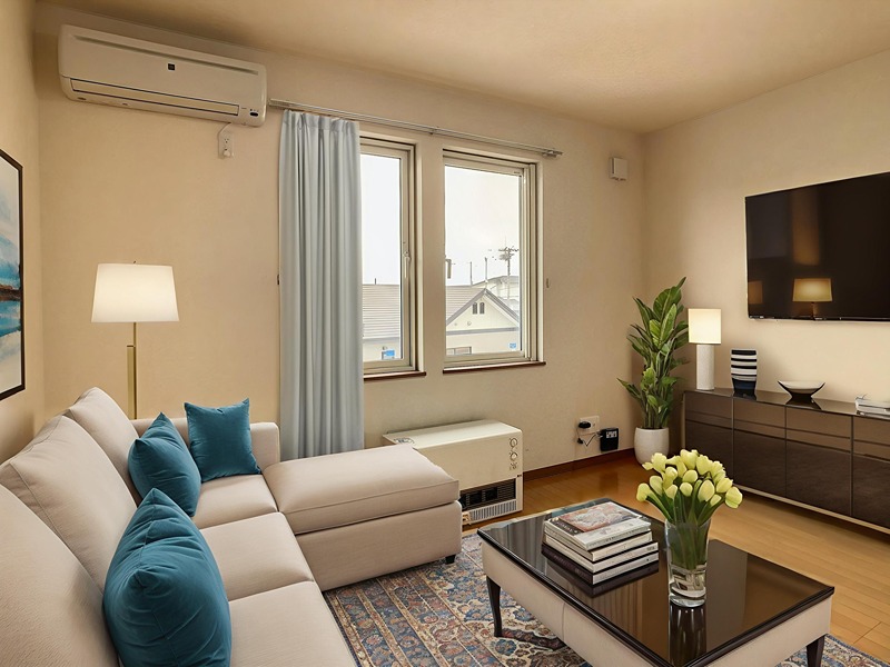 居室・リビング　本画像はCGで作成しており実際に現地に家具は置かれてません。