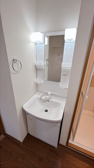 洗面設備　他号室のお写真です