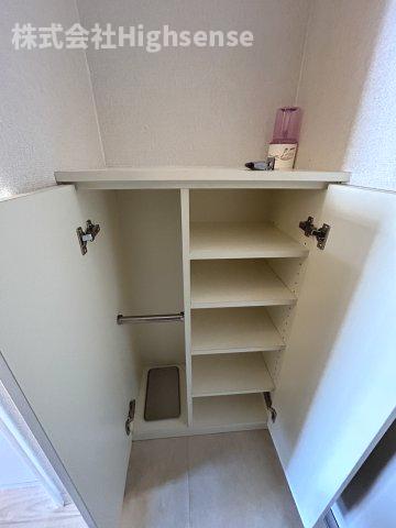 収納　ちょっとした収納スペースも充実しています