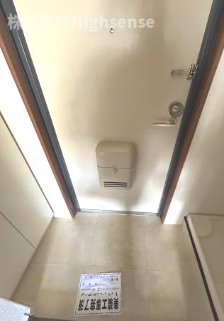 玄関　収納もある玄関です