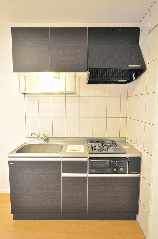 キッチン　２口コンロビルドインシステムキッチン