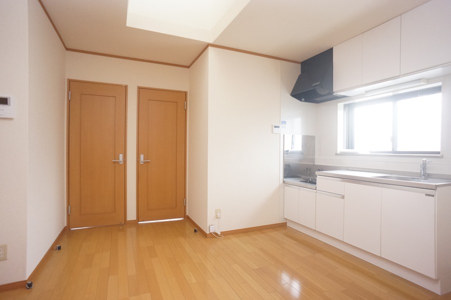 キッチン　２口ガスコンロ設置可～プロパンガス仕様！