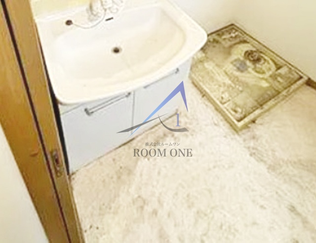 洗面設備　洗面台です。