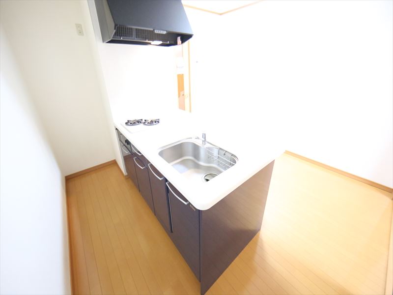 キッチン　キッチン　ガス２口コンロ　グリル付き
