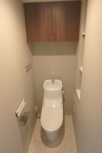 トイレ　ゆったりとした空間のトイレです
