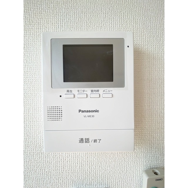 セキュリティ　モニター付きインターホンでセキュリティ安心♪