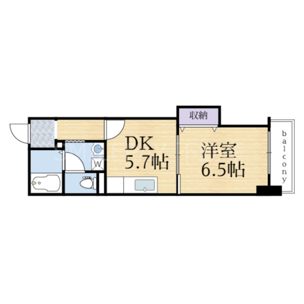 サンクラッソ湊川公園駅前の間取り写真