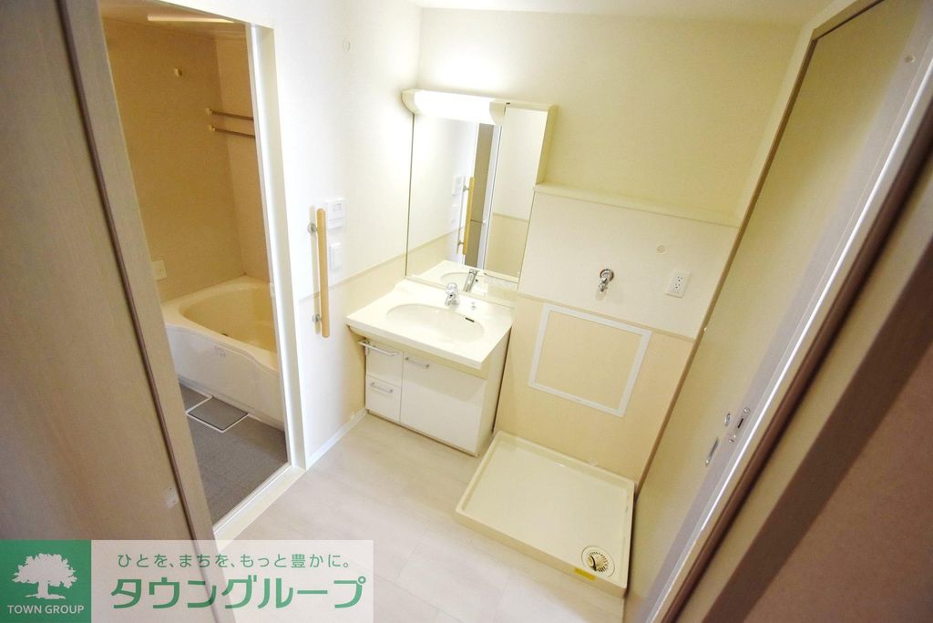 洗面設備　お問合せは(株)タウンハウジングレジデンス事業部までお問合…