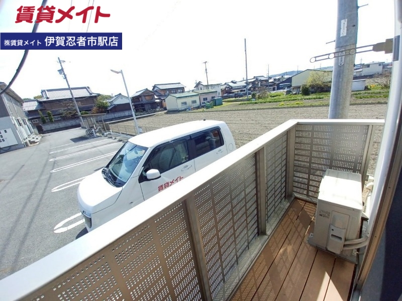 バルコニー　別部屋反転画像参考