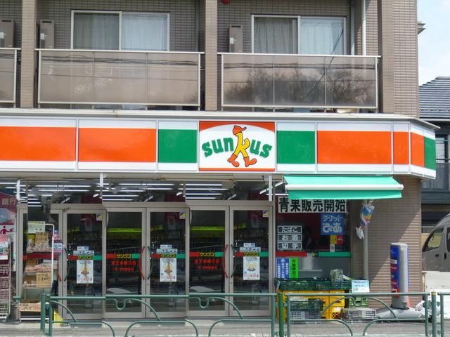 コンビニ　サンクス京王多摩川店（コンビニ）まで369m