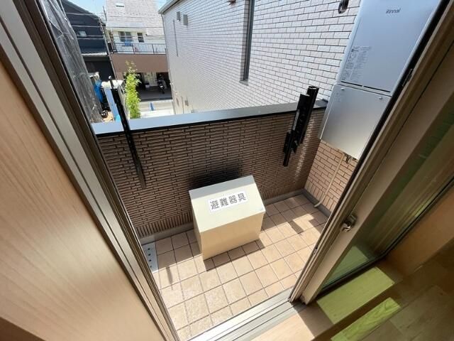 バルコニー　バルコニーがあります