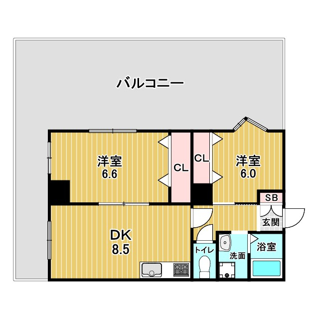 第2七耀マンションの間取り写真