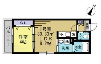 シティエスケイプ行徳の間取り写真