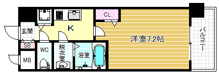メインステージ大阪福島の間取り写真