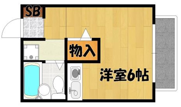 パレス苫編1番館の間取り写真