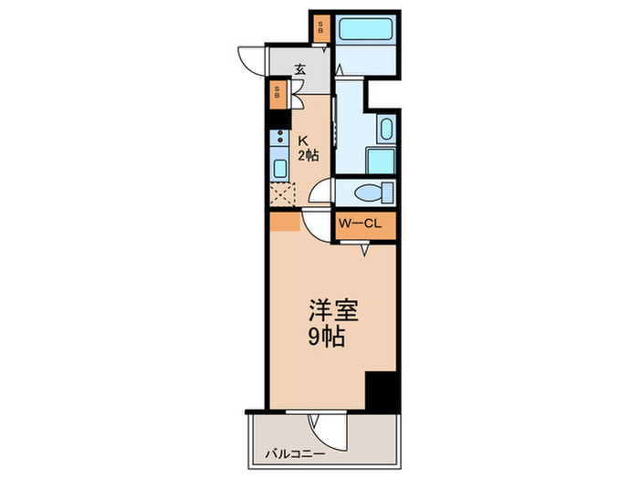 MAISHIN神戸三宮EASTの間取り写真