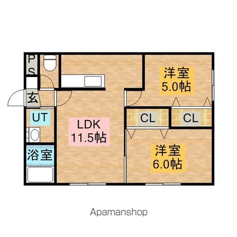 地下鉄東西線 発寒南駅 徒歩7分 4階建 築14年の間取り写真