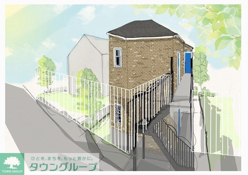 エントランス　完成イメージパースです。