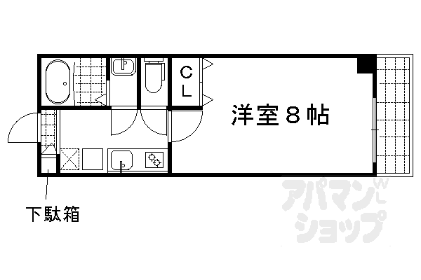 MADOPORTE千本寺之内の間取り写真