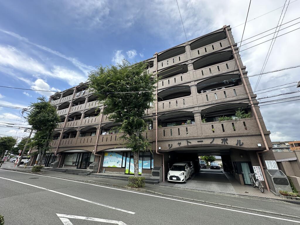 熊本市中央区保田窪のマンションの建物外観