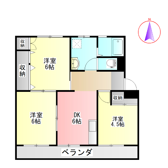 コーポいぶきの間取り