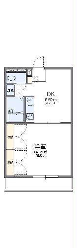 レオパレスロワールの間取り