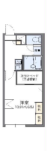 【レオパレスヤマテツの間取り】