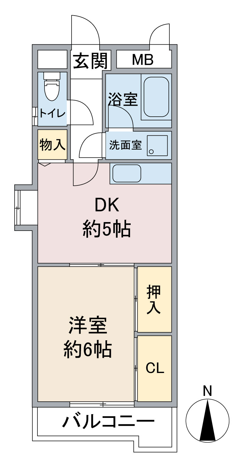 フィープル一社の間取り