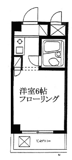 入間市扇町屋のマンションの間取り