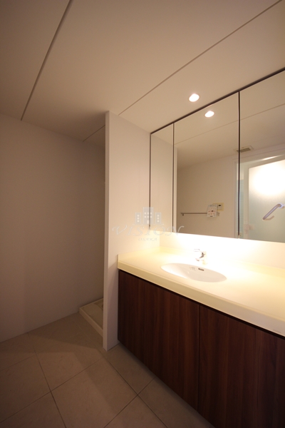 洗面設備　写真は別タイプのお部屋です。