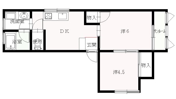 パインヒル鈴見台の間取り写真