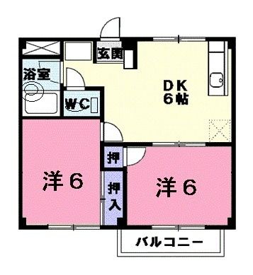 愛知県清須市清洲４（アパート）の賃貸物件の間取り