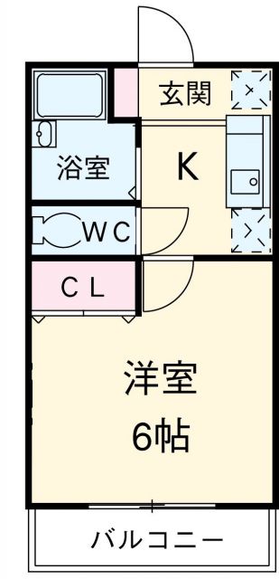 メゾンフルールの間取り