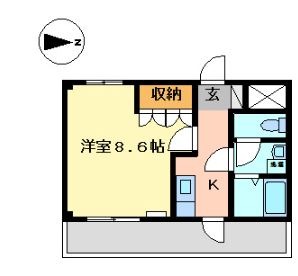 ビィ　プラスペラスの間取り