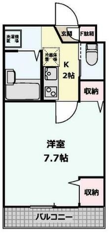 狛江市元和泉のアパートの間取り