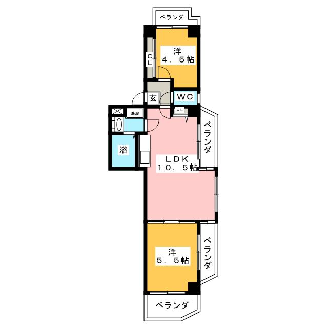 ガーデンヒルズみのわの間取り