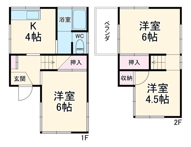 千葉県柏市中原２（一戸建）の賃貸物件の間取り