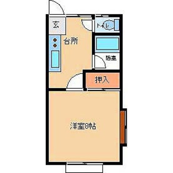 メゾンパピヨン１号_間取り_0