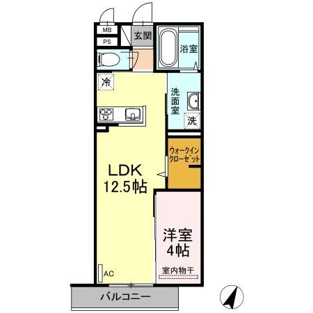 D-room下松の間取り